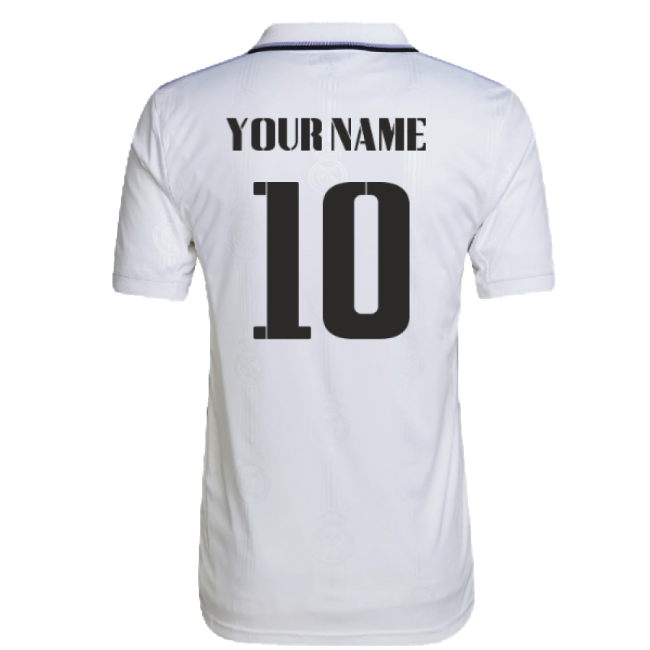 2022-2023 Real Madrid Home Shirt (Your Name)-Football Jersey Hub