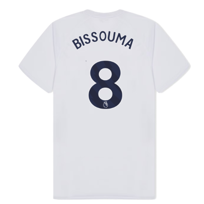 Tottenham Hotspur Poly T-shirt (White) (Bissouma 8)-Football Jersey Hub