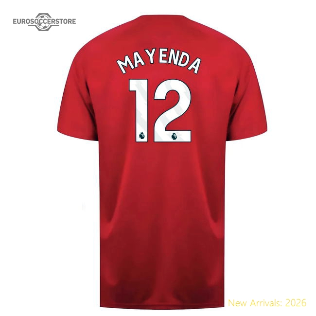 Sunderland Poly T-Shirt (Red) (Mayenda 12)-Football Jersey Hub