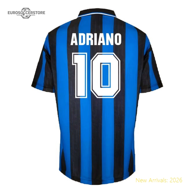 1996 Inter Milan Home Shirt (ADRIANO 10)-Football Jersey Hub