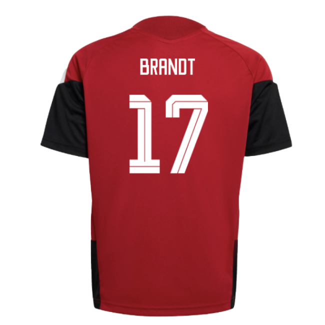 2026-2027 Germany Training Jersey (Red) - Kids (Brandt 17)-Football Jersey Hub