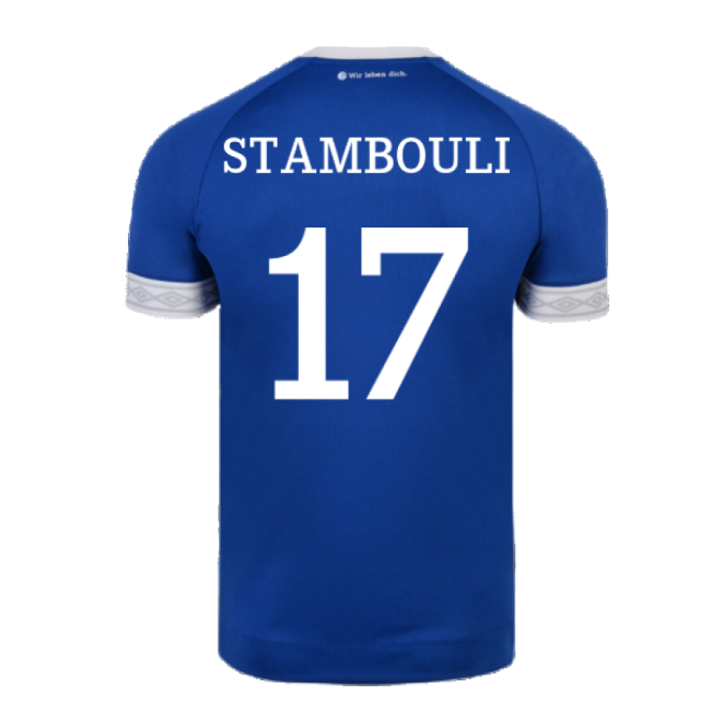 Schalke 2018-19 Home Shirt ((Mint) XXL) (Stambouli 17)-Football Jersey Hub