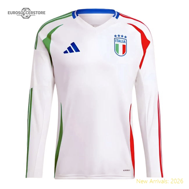 2024-2025 Italy Long Sleeve Away Shirt-Football Jersey Hub