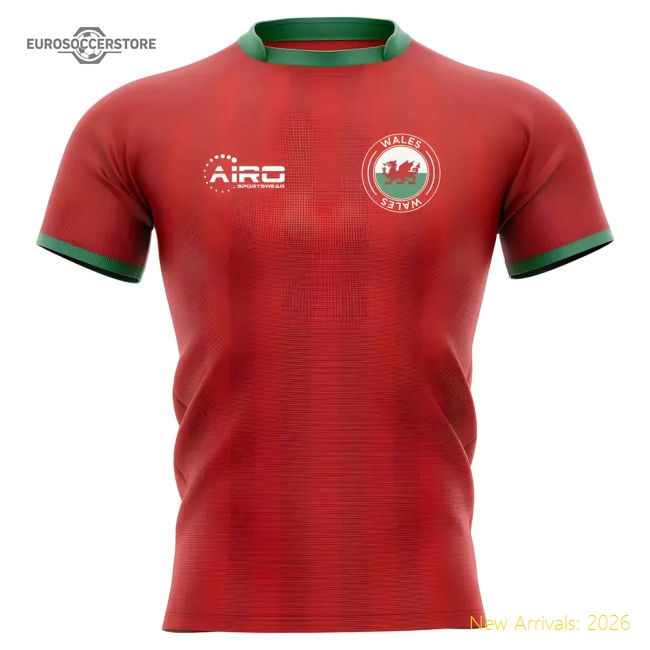 2025-2026 Wales Home Concept Rugby Shirt - Womens-Football Jersey Hub