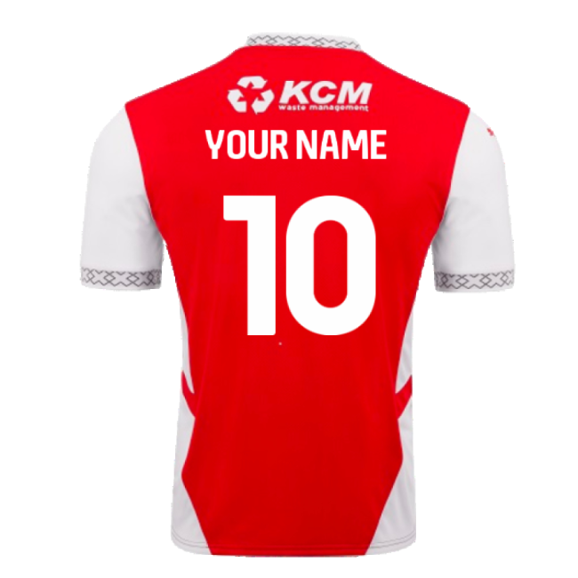 2024-2025 Rotherham United Home Shirt (Your Name)-Football Jersey Hub