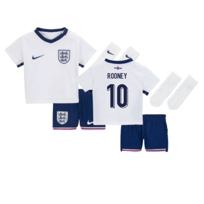 2024-2025 England Home Baby Kit (Rooney 10)-Football Jersey Hub