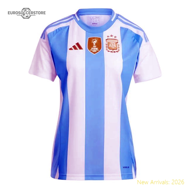 2024-2025 Argentina Home Shirt (Ladies) (MESSI 10)-Football Jersey Hub
