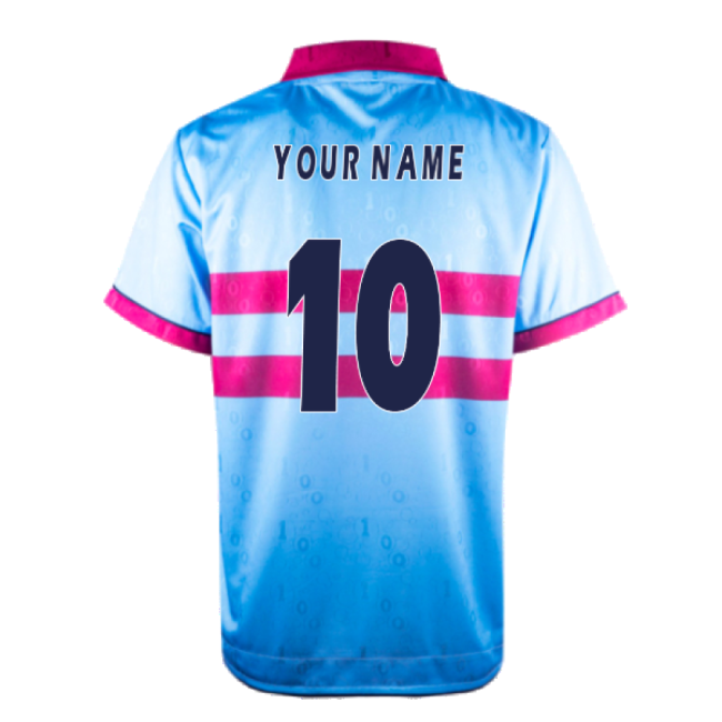 1995-1997 West Ham Pony Reissue Centenary Away Shirt (Your Name)-Football Jersey Hub