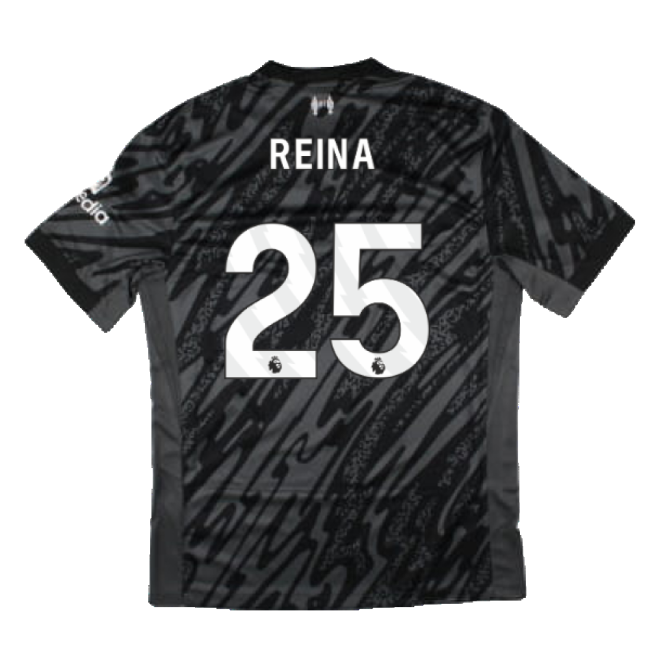 2024-2025 Liverpool Home Goalkeeper Shirt (Black) (Reina 25)-Football Jersey Hub