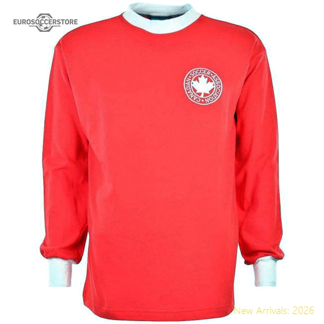 Canada 1960s Retro Football Shirt-Football Jersey Hub