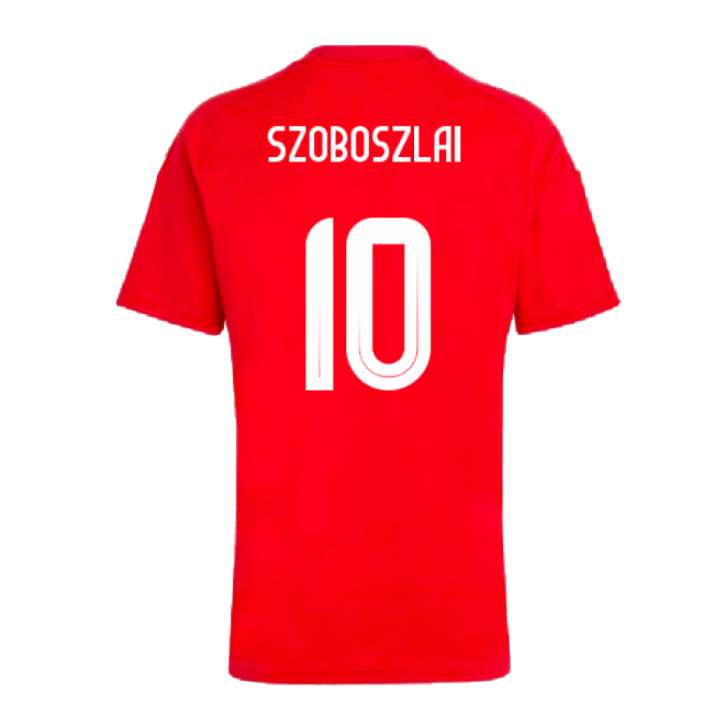 2024-2025 Hungary Home FAN Shirt (SZOBOSZLAI 10)-Football Jersey Hub