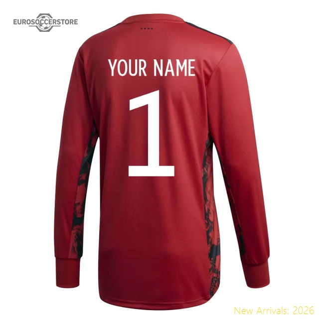 2020-2021 Germany Home Adidas Goalkeeper Shirt (Your Name)-Football Jersey Hub