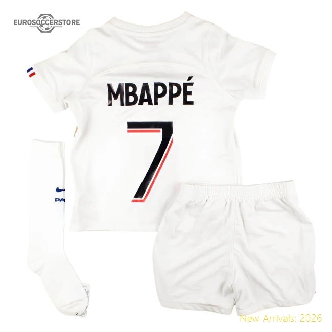 PSG 2022-23 Third Mini Kit (SB 4-5 y) Mbappe #7 (BNWT)-Football Jersey Hub