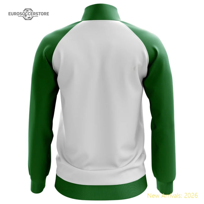 Saudi Arabia Concept Football Track Jacket (White)-Football Jersey Hub