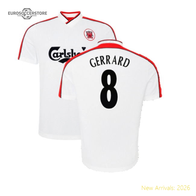 1998-1999 Liverpool Away Retro Shirt (GERRARD 8)-Football Jersey Hub
