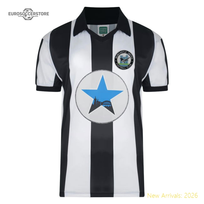 Score Draw Newcastle United 1982 Retro Football Shirt-Football Jersey Hub