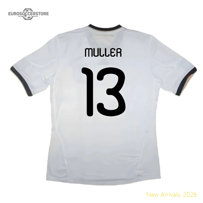 Germany 2010-11 Home Shirt ((Excellent) XL) (MULLER 13)-Football Jersey Hub
