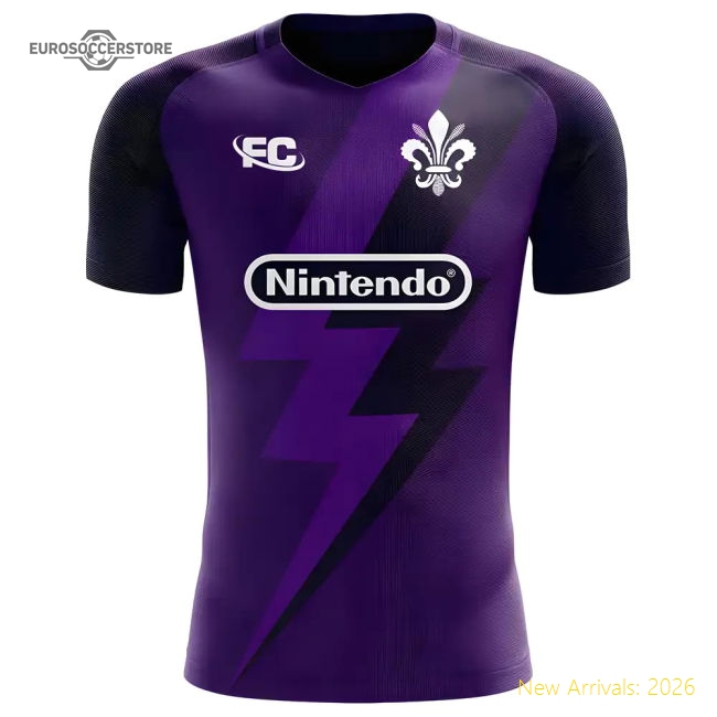Fiorentina 2022-2023 Home Concept Football Kit-Football Jersey Hub