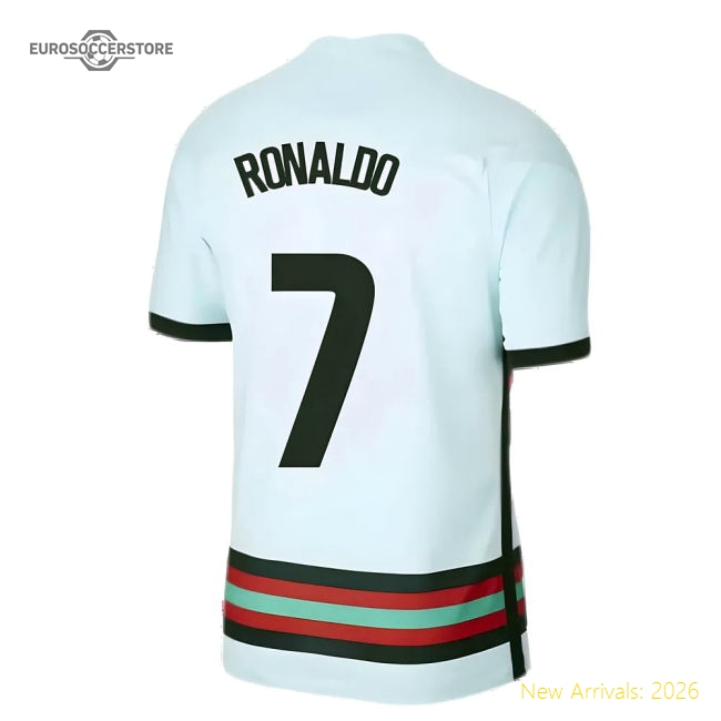 2020-2021 Portugal Away Nike Football Shirt (RONALDO 7)-Football Jersey Hub