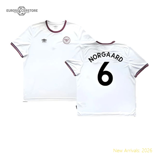 Brentford 2021-22 Third Shirt ((Excellent) 3XL) (NORGAARD 6)-Football Jersey Hub