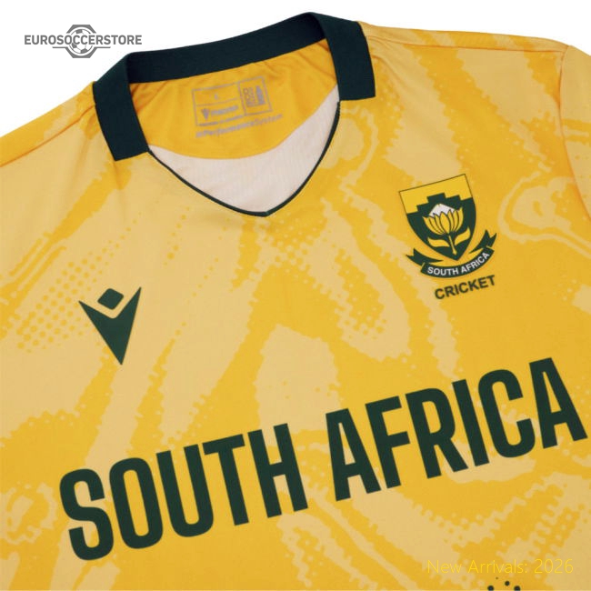 2026 South Africa CSA Cricket Matchday T20 Shirt-Football Jersey Hub