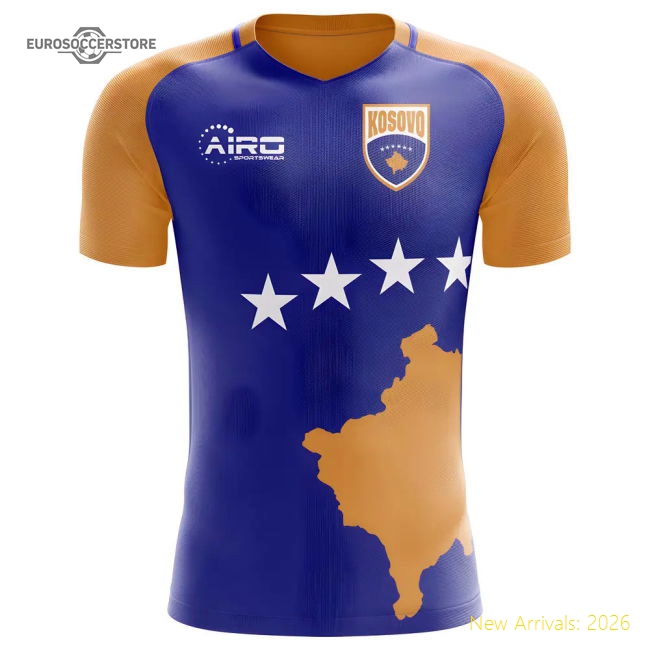 2025-2026 Kosovo Home Concept Football Shirt - Womens-Football Jersey Hub