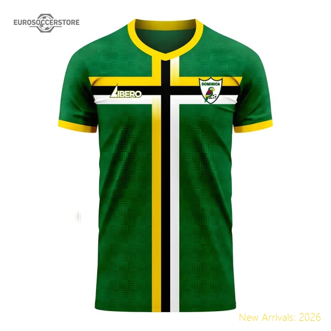 Dominica 2025-2026 Home Concept Football Kit (Libero)-Football Jersey Hub