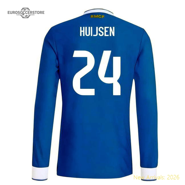 2025-2026 Real Madrid Authentic Long Sleeve Third Shirt (Huijsen 24)-Football Jersey Hub