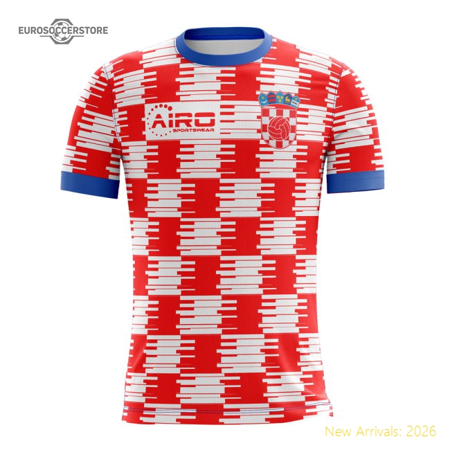 2025-2026 Croatia Home Concept Football Shirt-Football Jersey Hub