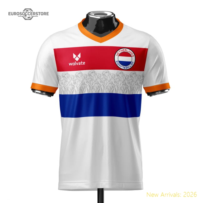 Netherlands Heritage Football Jersey (Wolvate) Adult Short Sleeve-Football Jersey Hub