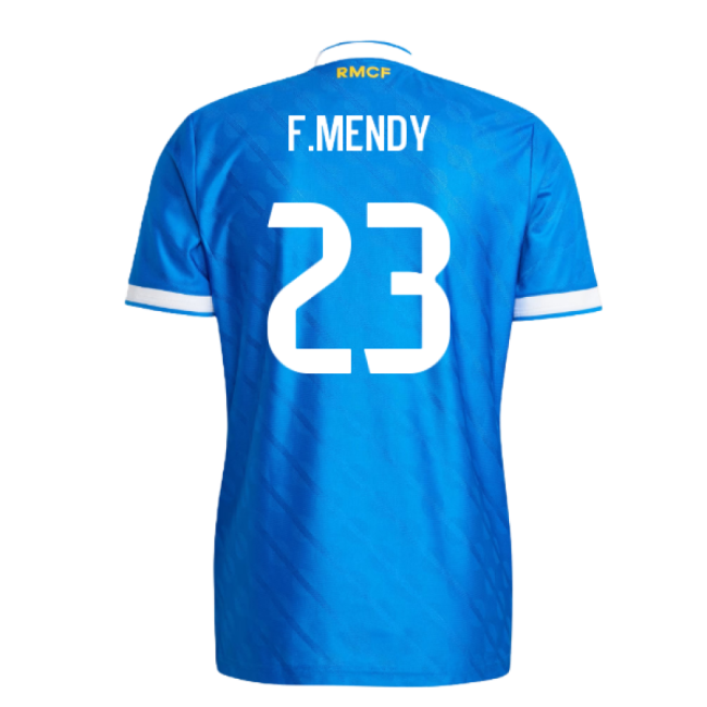 2025-2026 Real Madrid Authentic Third Shirt (F.Mendy 23)-Football Jersey Hub