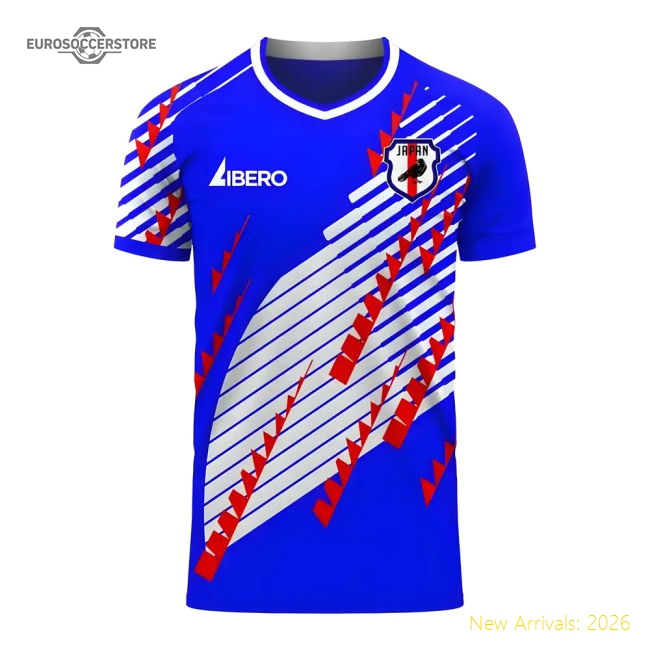 Japan 2025-2026 Home Concept Football Kit (Libero)-Football Jersey Hub