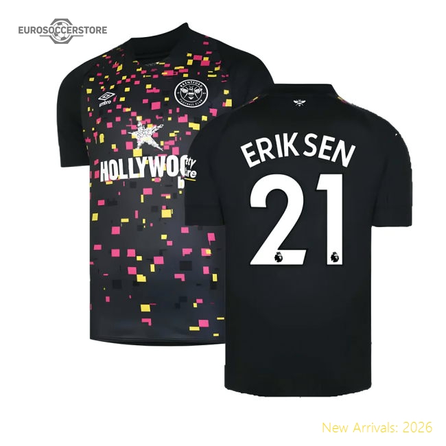 2022-2023 Brentford Third Shirt (ERIKSEN 21)-Football Jersey Hub