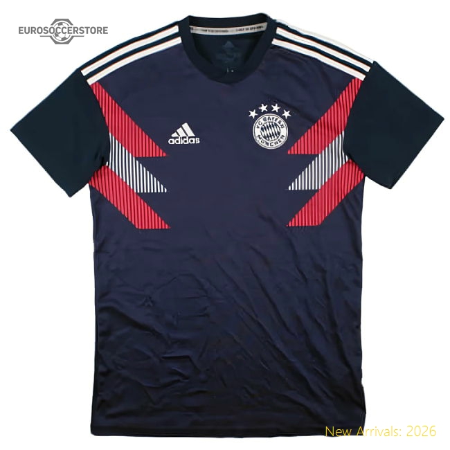Bayern Munich 2018-2019 Adidas Training Shirt (S) (Very Good)-Football Jersey Hub