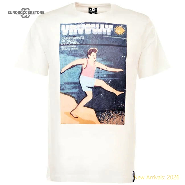 Pennarello: World Cup - Uruguay T-Shirt - White-Football Jersey Hub
