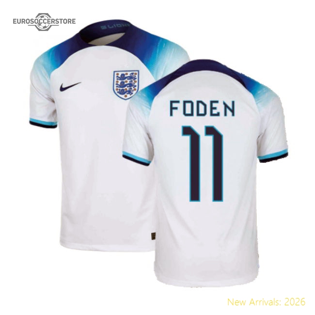 2022-2023 England Home Shirt (FODEN 11)-Football Jersey Hub