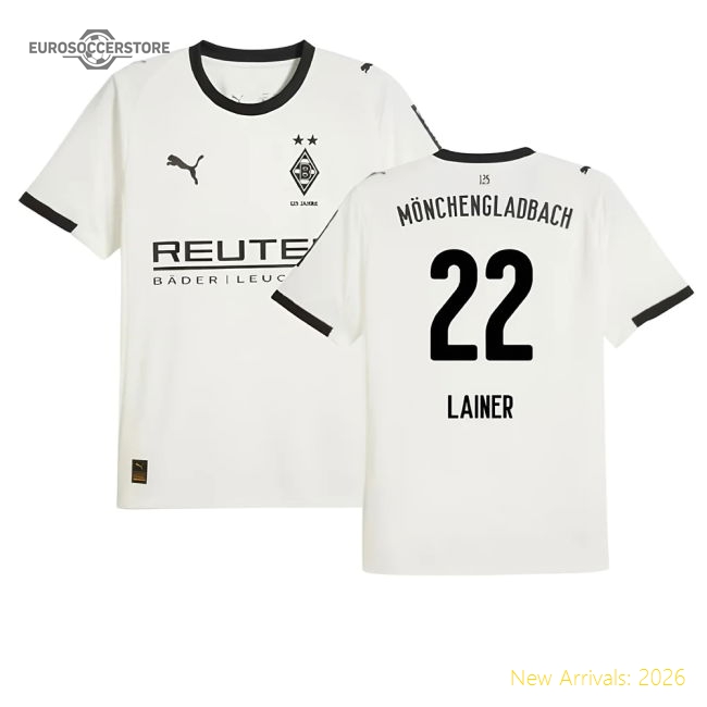 2025-2026 Borussia MGB Home Shirt (Lainer 22)-Football Jersey Hub