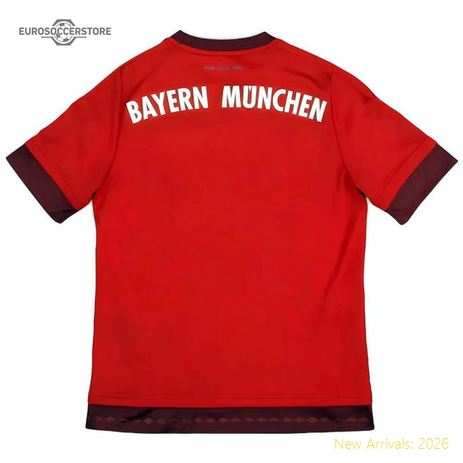 Bayern Munich 2015-16 Home Shirt (XL) (Very Good)-Football Jersey Hub