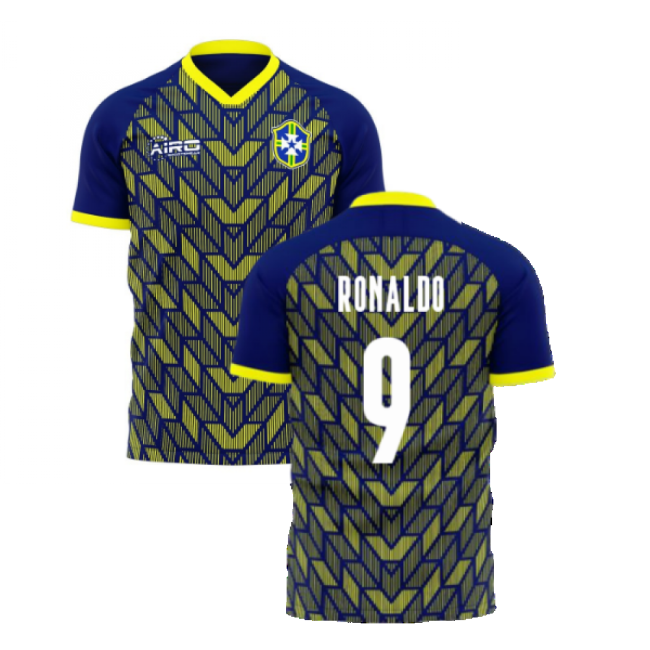 Brazil 2025-2026 Special Edition Concept Football Kit (Airo) (RONALDO 9)-Football Jersey Hub