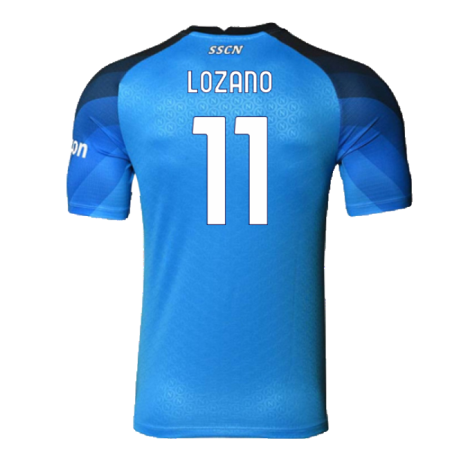 Napoli 2022-23 Player Issue Home Shirt (3XL) (Lozano 11) (Excellent)-Football Jersey Hub