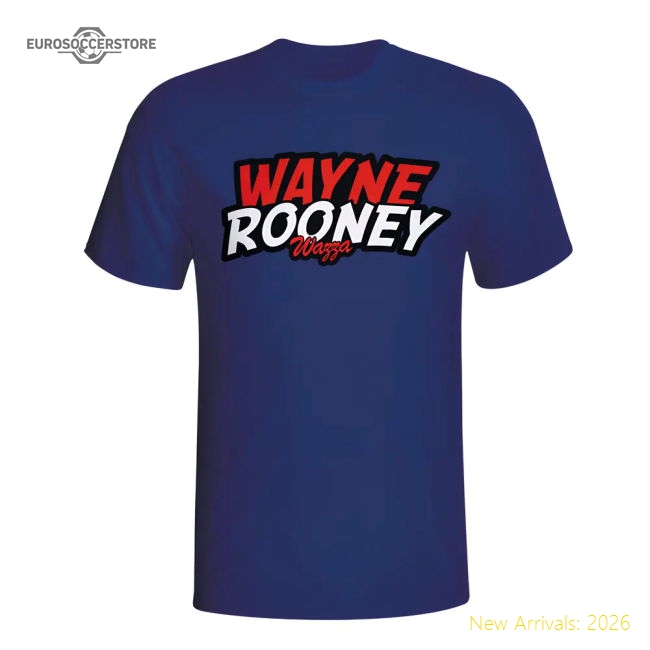 Wayne Rooney Comic Book T-shirt (navy) - Kids-Football Jersey Hub