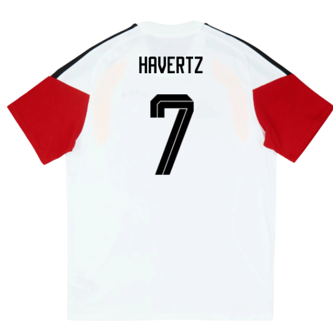 2026-2027 Germany Training Tee (White) - Kids (Havertz 7)-Football Jersey Hub
