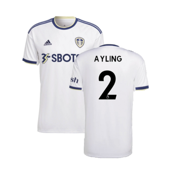 2022-2023 Leeds United Home Shirt (AYLING 2)-Football Jersey Hub