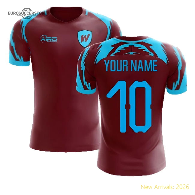2025-2026 West Ham Home Concept Football Shirt (Your Name)-Football Jersey Hub