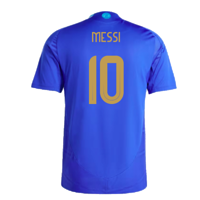 2024-2025 Argentina Authentic Away Shirt (MESSI 10)-Football Jersey Hub