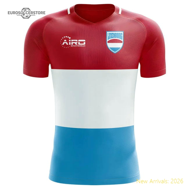 2025-2026 Luxembourg Home Concept Football Shirt - Womens-Football Jersey Hub