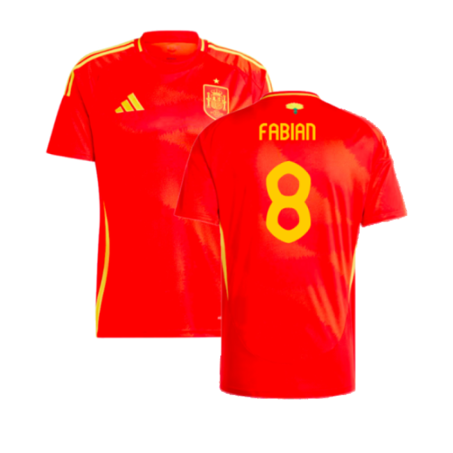 2024-2025 Spain Home Shirt (Fabian 8)-Football Jersey Hub