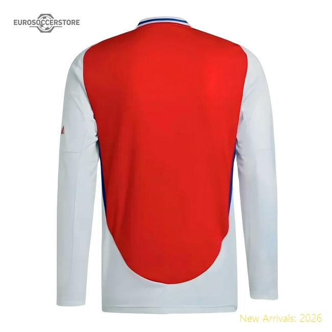 2024-2025 Arsenal Long Sleeve Home Shirt-Football Jersey Hub