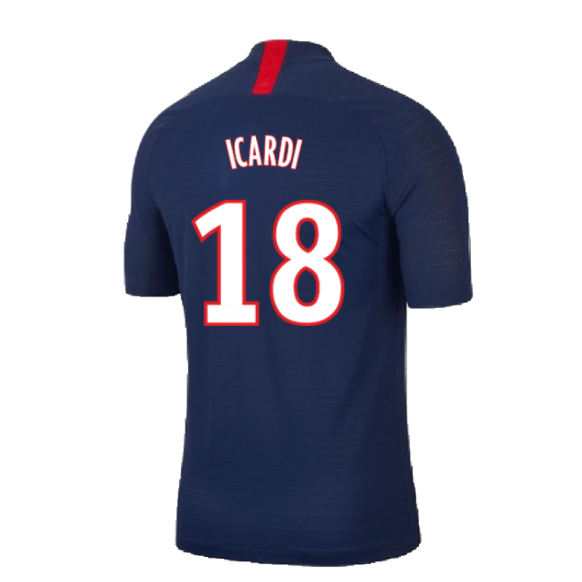 PSG 2019-20 Home Nike Vaporknit Shirt ((Mint) S) (Icardi 18)-Football Jersey Hub
