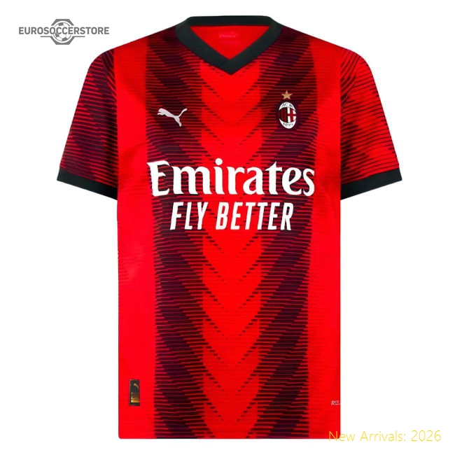 2023-2024 AC Milan Home Shirt-Football Jersey Hub